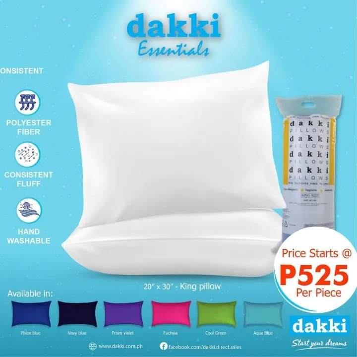 Dakki king shop size pillow