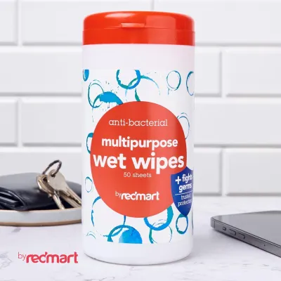 RedMart Multi Purpose Wet Wipes Canister - 50 Sheets