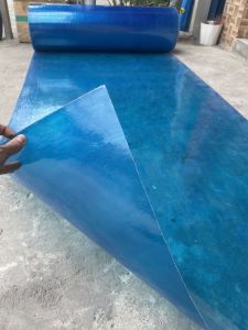 (Khổ rộng 1M ) tấm tôn nhựa lấy sáng màu xanh che năng che mưa