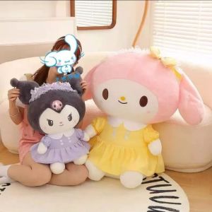 Mainan Boneka kuromi melody stuffed plush high quality kartun kuromi my melody 38cm