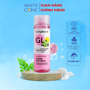 Toner Glycolic Acid 10% RT Compliment Dưỡng Ẩm Cân Bằng Độ pH Mờ Thâm Nám Tái Tạo Làn Da 200ml