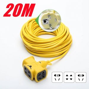 Kabel Sambungan Multi Fungsi /Colokan Kabel Listrik 10 Meter 20 Meter Sambungan Kabel Steker Kabel Ekstensi Steker 4 Arah kabel sambungan colokan listrik
