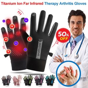 sarung tangan ion titanium merawat arthritis mewah sarung tangan kalis angin gentian teknikal