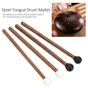 Steel Tongue Drum Mallet 4Pcs Rubber Drumstick for Percussion Instrument