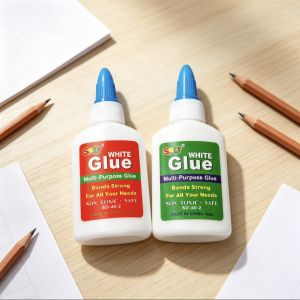 2 in 1 White Glue Multi‑Purpose Non‑Toxic Safe White Glue for School Arts Crafts DIY Projects