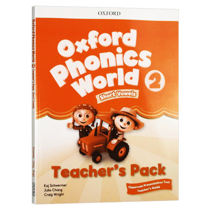 New Oxford phonics world level 2 Teacher'Teaching plan and teaching explanation of Oxford phonetic graded reading materials in English version of s Pack