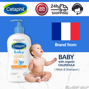 Cetaphil Hypoallergenic Calendula-Infused 2-in-1 Baby Wash & Shampoo 400ml