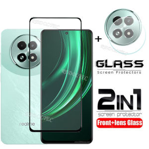 2 in 1 Realme 13 13+ 5G Screen Protector+ Protector Full Cover Full Glue Realme13 Plus Realme 13Plus 13 + Tempered Glass Film Protection With Camera Flim Protection
