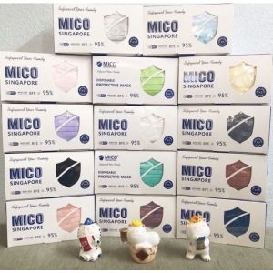 [SG BRAND] 🇸🇬MICO Adult Mask 3ply Disposable Mask Face Mask 50pcs/box [Ready Stock] mico mask