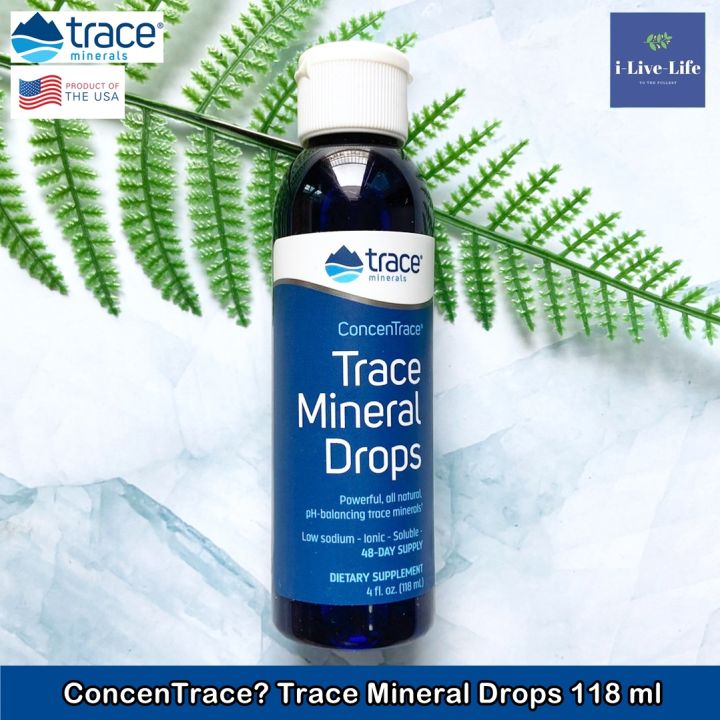 อาหารเสริมแร่ธาตุเข้มข้น แบบหยด ConcenTrace® Trace Mineral Drops