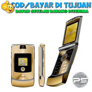 HP Motorola V3i GOLD EDITION - Edisi terbatas - Bisa Dipasang SD Card - HP Mewah Feature Phone Symbian Baru Hp Dengan Garansi Supplier - Lazada