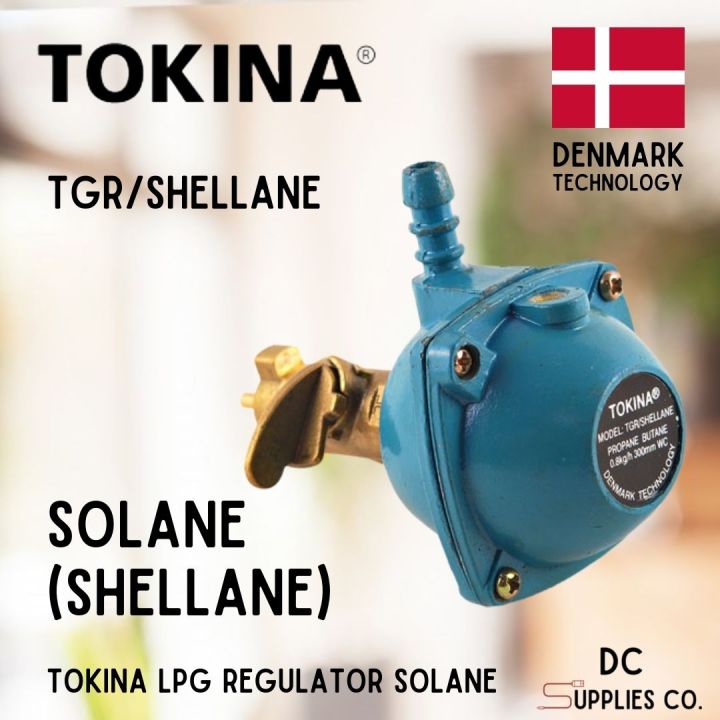 Shellane Brand Tokina LPG Gas Regulator for SOLANE / SHELLANE Regulator Heavy Duty ...