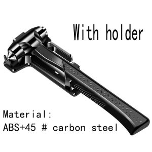 Car emergency hammer safety tool with glass breaker and seatbelt cutterEmergency glass window breaker seat belt cutter life-saving escape car emergency tool