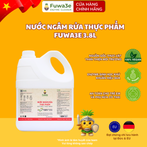 Nước ngâm rửa rau củ quả FUWA3E enzyme sinh học từ dứa 3.8L- làm sạch thực phẩm