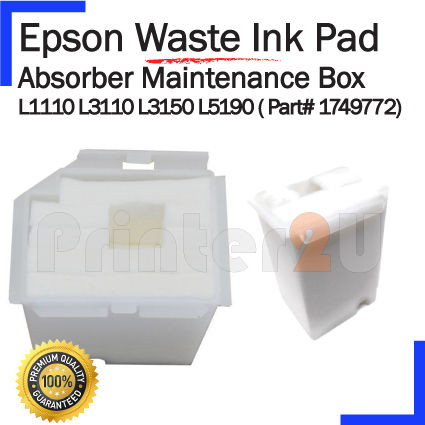 L1110 L3110 L3150 L5190 Epson Original Waste Ink Pad Maintenance box ...