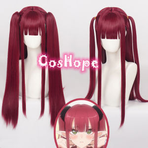Rizu Kyun Cosplay Marin Kitagawa Little Devil Wig Cosplay Dark Red Wig Cosplay Heat Resistant Synthetic Wig2026