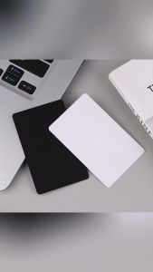 WH XXHZ 5/10Pcs NFC215 Bla White Cards Rewritable NFC NT-AG215 PVC Cards Blank Easy Convenient Programmable NFC Business Card [MY]