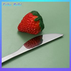 [Feibe Befei] 1Pc Wooden Handle Cutlery Stainless Steel Knife Fork Spoon Wooden Flatware Dishwasher Safe Kitchen Tableware Knife Fork Spoon