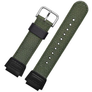 Strap Nylon Tali/ Jam Kanvas Casio/Strap Tali Jam /Tangan Kanvas Nylon/18mm Ae-1000 Ae-1200 Ae-1300 Hitam Hijau