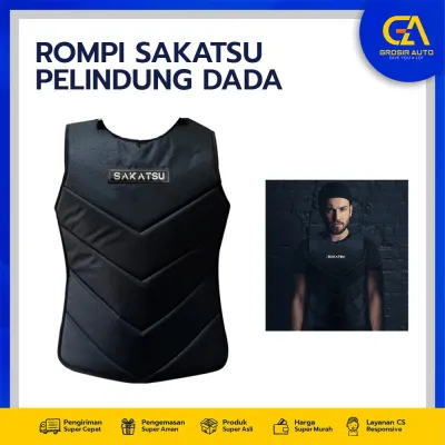 Rompi Motor Biker Busa Sakatsu VPOWER Touring Pelindung Dada Anti Tembus Angin TOP