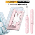 Bàn chải điện thông minh Mipow Miffy Sonic Electric Toothbrush tặng kèm 5 đầu bàn chải và thỏ Miffy. 