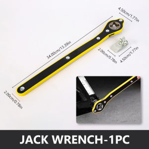 SEAMETAL Car Jack Kit Tire Wrench Tool Universal Car Emergency Kit Labor-Saving Heavy Duty Material Jack Wrench for Car SUV Accessory