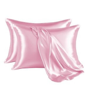 MUSCLEX Làm mát êm ái Vỏ gối satin Khả năng thấm hút mồ hôi Dễ chăm sóc Vỏ gối và ga trải giường Tự nhiên Mềm mại thoáng khí Vỏ gối lụa Để ngủ