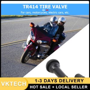 Durable TR-414 Rubber Valve Stems 100pcs with Caps for Tire Safety and Performance