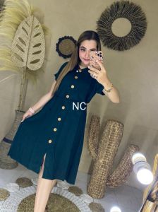 dress ful kancing busui masakini kancing depan aktif