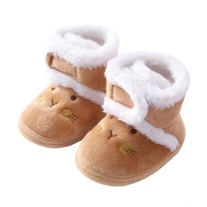 Babies Girls Winter Snow Shoes Infant Shoes Warm Boots Toddler Newborn First Walker Crib Shoes for 3-5-7-9 Months Babies