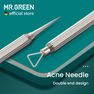 MR.GREEN Acne Removal Needle Double-End Blackhead Remover Professional Pimple Spot Popper Tools Zit Extractor Face Skin Care Beauty Facial