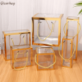 MAELIN Rõ ràng Túi quà tặng PVC Chống thấm nước Nhựa Túi quà trong suốt Thời trang Phong cách đơn giản Túi xách Tiệc cưới. 