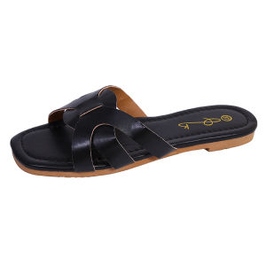 Elegant New Women Flat Sandals with Bow Detail and Open Toe Design. Beige color flat sole open toe bow detail womens shoes SAK-206