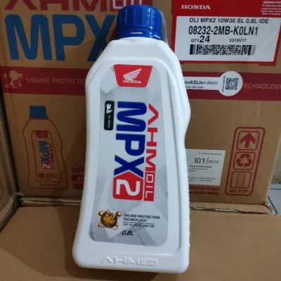 Oli Mpx 2 Ahm Matic Honda Matik 10W-30 SL 800ml Aksesoris Oil Mesin Sepeda Motor