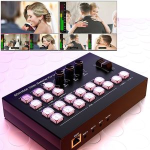 1080p 4 Channel HDMI Multi Camera Streaming Live Production Video Mixer Switcher Broadcast Station