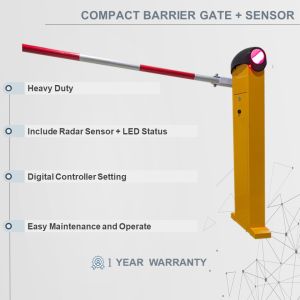 Compact Barrier gate Mesin Palang Parkir Portal Gate Otomatis Palang Pintu Masuk