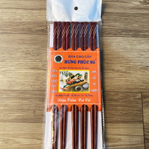 Đũa gỗ cẩm xà cừ(10 đôi) đũa cao cấp đầu nhọn làm từ gỗ tự nhiên an toàn không tẩm hoá chất độc hại vân gỗ đẹp sắc xảo
