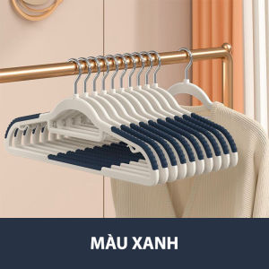 Set 10 Móc treo quần áo chống trượt xoay 360 đa năng chất nhựa cao cấp bền bỉ chịu được vật nặng mắc áo nhựa-Cozy520