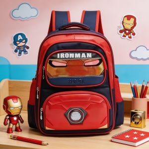 16inch Childrens School bags For Students 5-6 Grade School Backpacks Large Capacity Waterproof Cute Cartoon Character School Bag For Kids Boy Gril