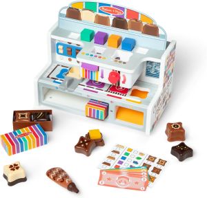Melissa & Doug Wooden Chocolate Factory playset