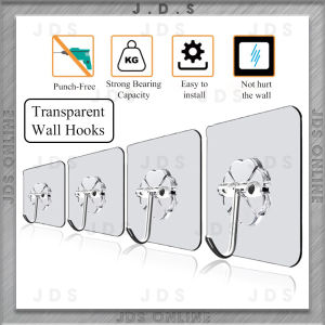 Wall Hooks Strong Adhesive Hook for Kitchen Bathroom Bedroom [F33]