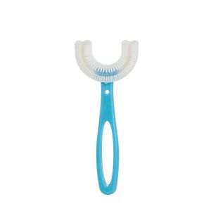 Kids U Shape Toothbrush 360 Degree Children Oral Care Soft Bristle Manual Handle Brush Berus Gigi Kanak