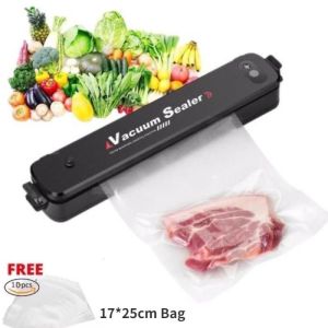 Purrhappy Vacuum Sealer Food Packaging Machine Bag Sealing Automatic Compact Rumah Tangga Kitchen Storage