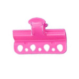 SUN ME 7-hole Porous Clamp Windbreaker Clip Large Plastic Rod Type Clothes Peg Practical Non-Slip Drying Rod Buckle Home