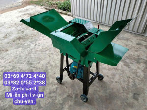 Máy băm cỏ voi đa năng động cơ 3kw