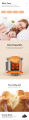 ACA automatic bread machine that can make bread from flour to order jam, wings, dough, bread artifact with one click.. 