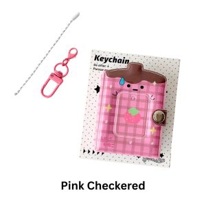 【Mach Gifts】Photo Album Bag Charm | Custom Pocket Photo Album Keychain for Bags & Keys with Clasp and Bead Chain | Idol|Couple|Gift