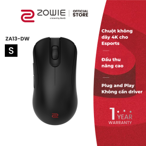 Chuột gaming không dây eSports ZOWIE ZA13-DW_Đầu thu nâng cao polling rate 4000Hz cảm biến PAW3950