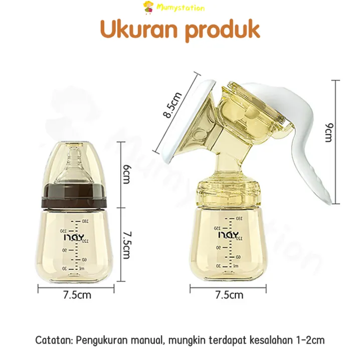 Mumystation%20Pompa%20Asi%20Manual%20180ml%20Breast%20Pump%20Pumping%20Asi%20Portabel%20Botol%20Bayi%20BPA%20Free%20-%20Image%209
