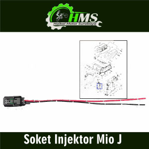 SOKET INJEKTOR MIO J - SOCKET LAWAN INJEKCTOR MIO J / MIO GT / SOUL GT